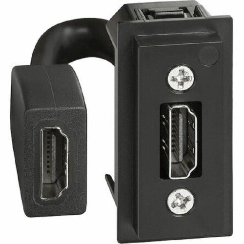 Розетка HDMI модульная Legrand BTicino Living Now 1-м. 1 мод. картинка